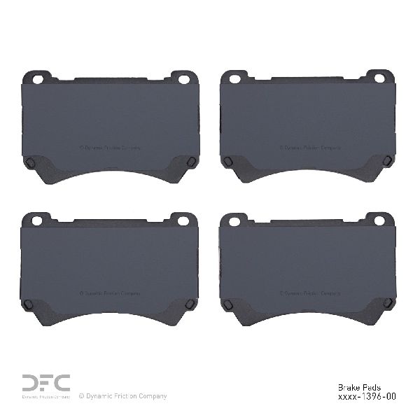 2011 Hyundai Equus Disc Brake Pad Set - Front (Dynamic Friction)