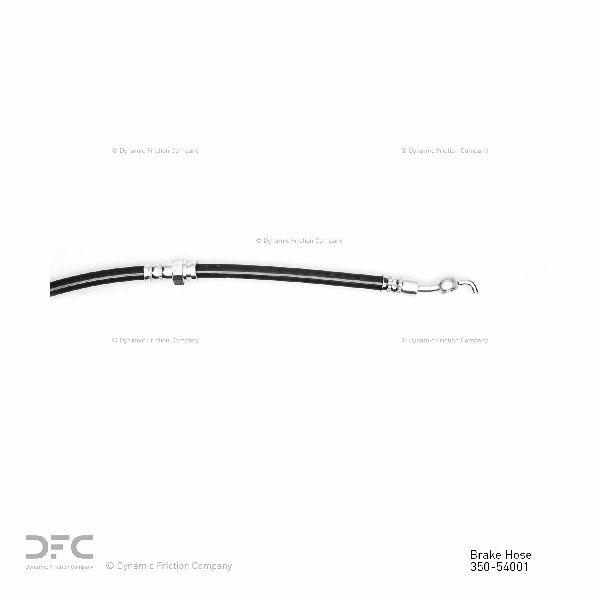 1988-1993 Ford Festiva Brake Hydraulic Hose - Front (Dynamic Friction)