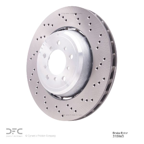2008-2013 BMW M3 Disc Brake Rotor - Front Right (Dynamic Friction)