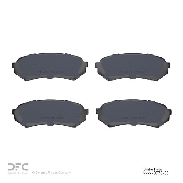 1998-2007 Toyota Land Cruiser Disc Brake Pad Set - Rear (Dynamic Friction)