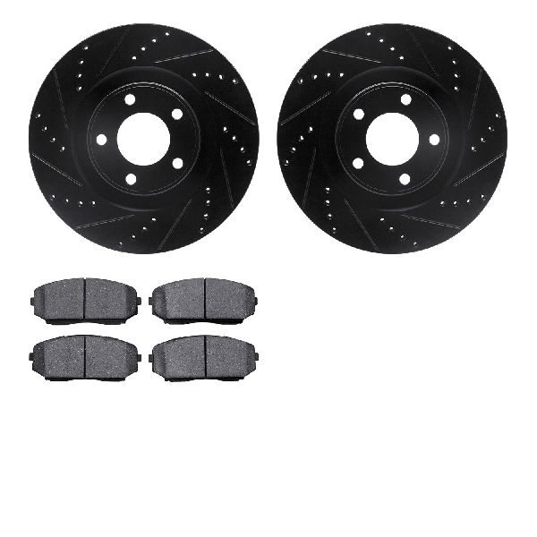 2007-2015 Lincoln MKX Disc Brake Kit - Front (Dynamic Friction)