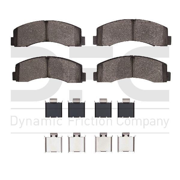 2010-2021 Lincoln Navigator Disc Brake Pad Set - Front (Dynamic Friction)