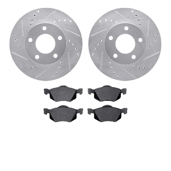 2001-2004 Mazda Tribute Disc Brake Kit - Front (Dynamic Friction)