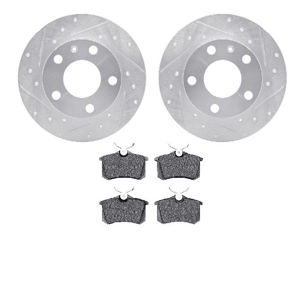 2002-2006 Audi A4 Disc Brake Kit - Rear (Dynamic Friction)