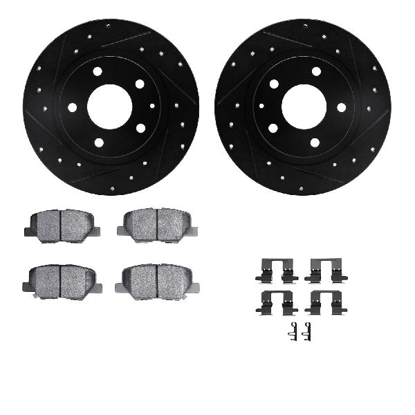 2014-2015 Mazda 6 Disc Brake Kit - Rear (Dynamic Friction)