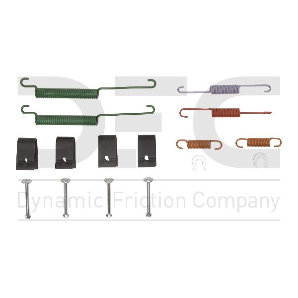 1984-1987 Honda Civic Drum Brake Hardware Kit - Rear (Dynamic Friction)