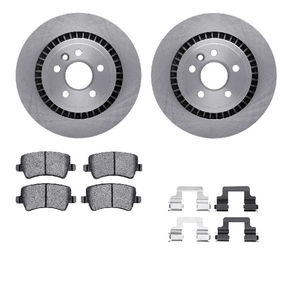 2007-2010 Volvo S80 Disc Brake Kit - Rear (Dynamic Friction)