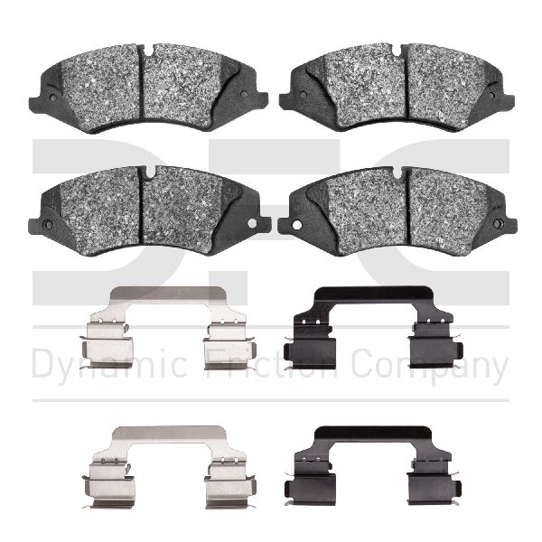 2010-2017 Land Rover Range Rover Sport Disc Brake Pad Set - Front (Dynamic Friction)