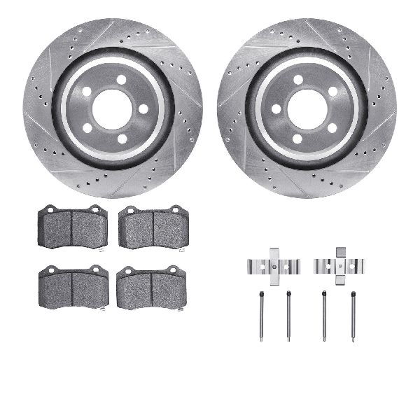 2006-2023 Dodge Charger Disc Brake Kit - Rear (Dynamic Friction)