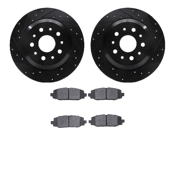 2018-2022 Jeep Wrangler Disc Brake Kit - Rear (Dynamic Friction)
