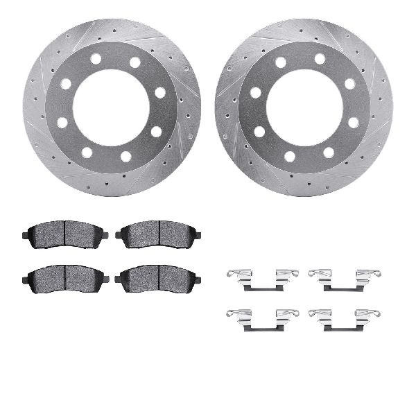 2000-2005 Ford Excursion Disc Brake Kit - Rear (Dynamic Friction)