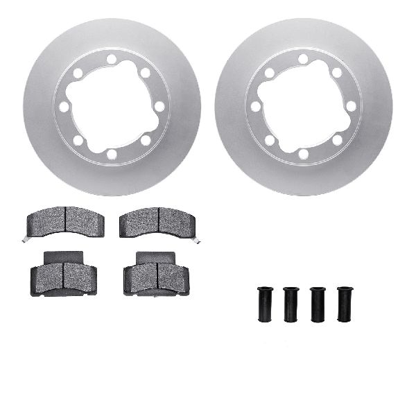 1992-2000 GMC K3500 Disc Brake Kit - Front (Dynamic Friction)
