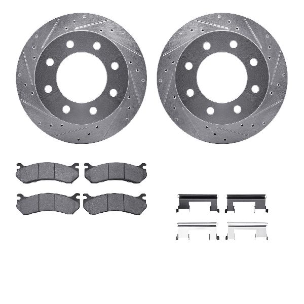 1999-2004 GMC Sierra 2500 Disc Brake Kit - Rear (Dynamic Friction)