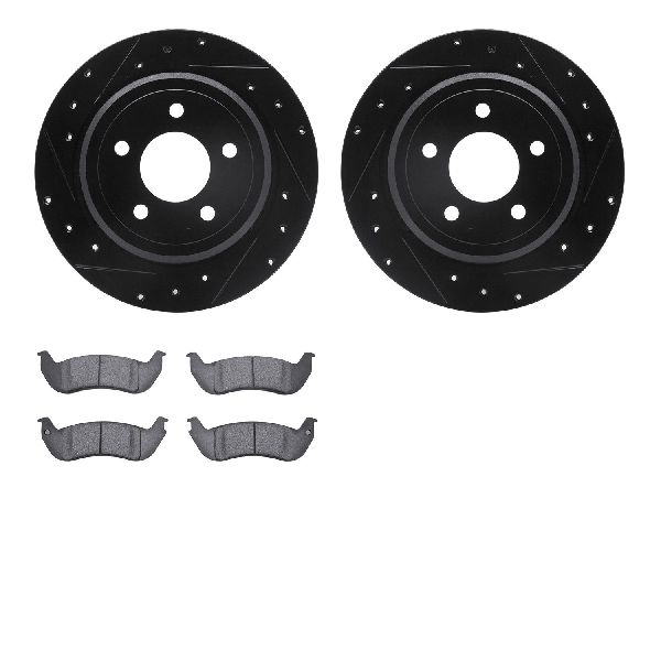 2003-2004 Mercury Marauder Disc Brake Kit - Rear (Dynamic Friction)