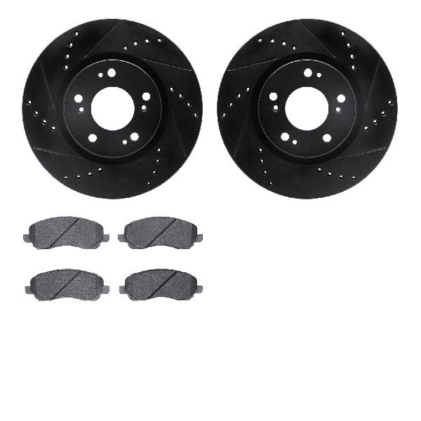 2006-2012 Mitsubishi Eclipse Disc Brake Kit - Front (Dynamic Friction)