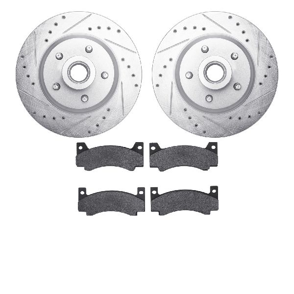 1969-1971 Chrysler 300 Disc Brake Kit - Front (Dynamic Friction)