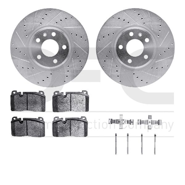 2013-2017 Audi Q5 Disc Brake Kit - Front (Dynamic Friction)