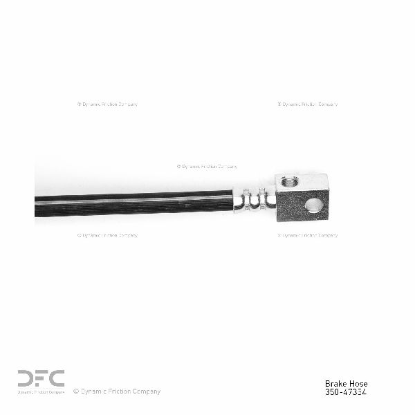 1973-1991 GMC Jimmy Brake Hydraulic Hose - Rear (Dynamic Friction)
