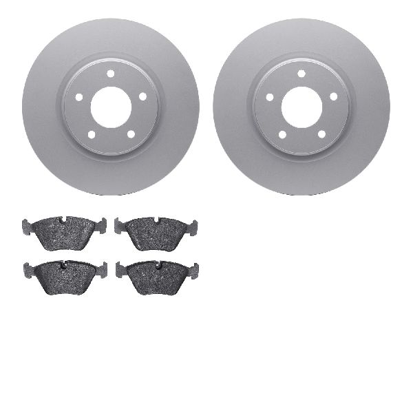 1999-2006 Jaguar XK8 Disc Brake Kit - Front (Dynamic Friction)