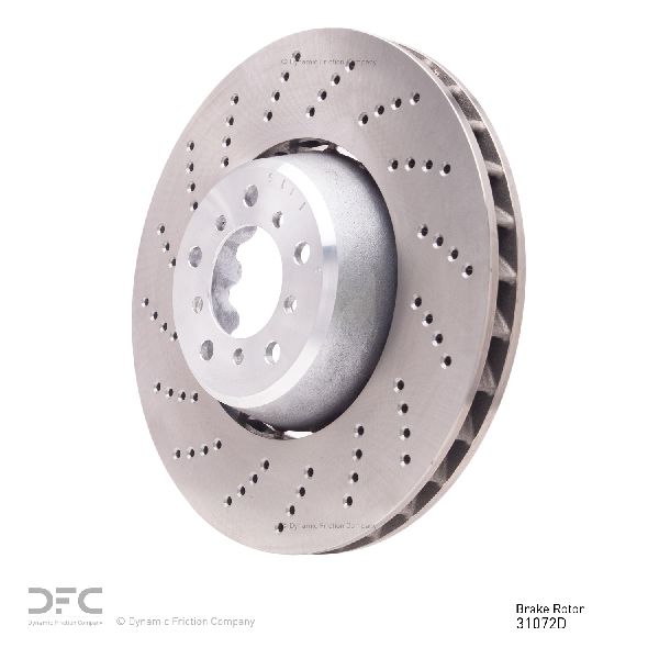 2006-2010 BMW M5 Disc Brake Rotor - Front Left (Dynamic Friction)
