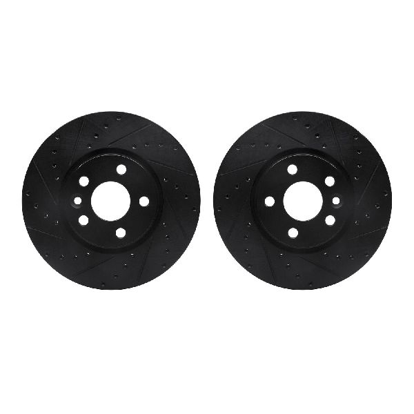 2007-2016 Volvo S80 Disc Brake Rotor Set - Front (Dynamic Friction)