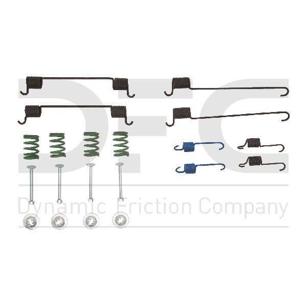 1994-1997 Ford Aspire Drum Brake Hardware Kit - Rear (Dynamic Friction)