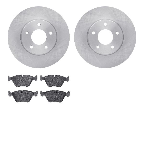 1997-1999 Jaguar XK8 Disc Brake Kit - Front (Dynamic Friction)