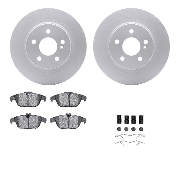 2013-2014 Mercedes-Benz C300 Disc Brake Kit - Rear (Dynamic Friction)