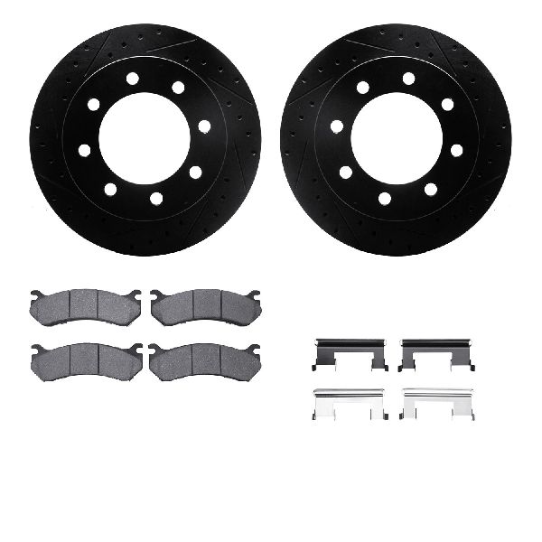 2001-2010 GMC Sierra 2500 HD Disc Brake Kit - Rear (Dynamic Friction)