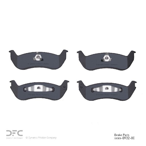 2003-2011 Lincoln Town Car Disc Brake Pad Set - Rear (Dynamic Friction)