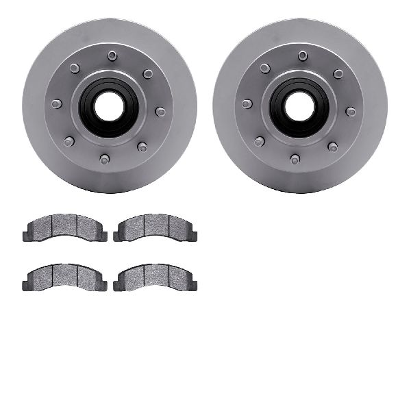1999-2002 Ford F-350 Super Duty Disc Brake Kit - Front (Dynamic Friction)