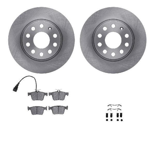 2022-2024 Volkswagen Taos Disc Brake Kit - Rear (Dynamic Friction)