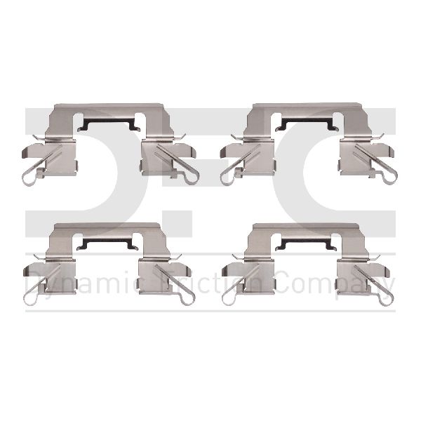 2015-2024 Nissan Murano Disc Brake Hardware Kit - Front (Dynamic Friction)