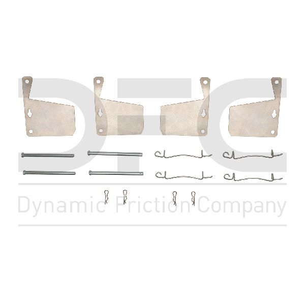 1970-1977 Mercury Capri Disc Brake Hardware Kit - Front (Dynamic Friction)