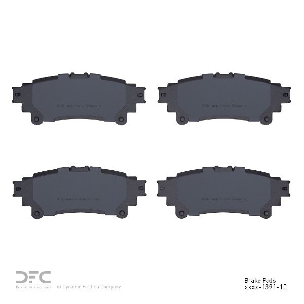 2016-2020 Lexus IS300 Disc Brake Pad Set - Rear (Dynamic Friction)