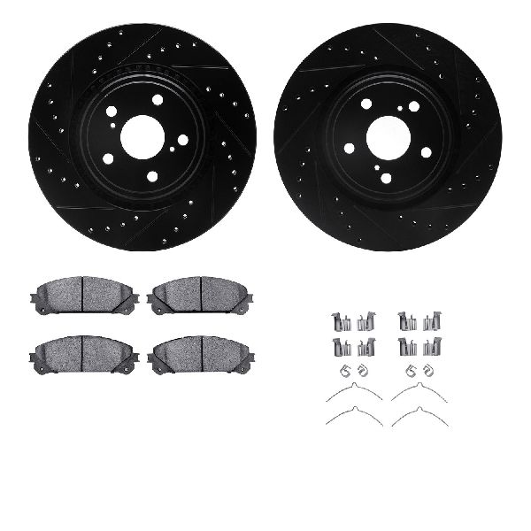 2010-2015 Lexus RX450h Disc Brake Kit - Front (Dynamic Friction)