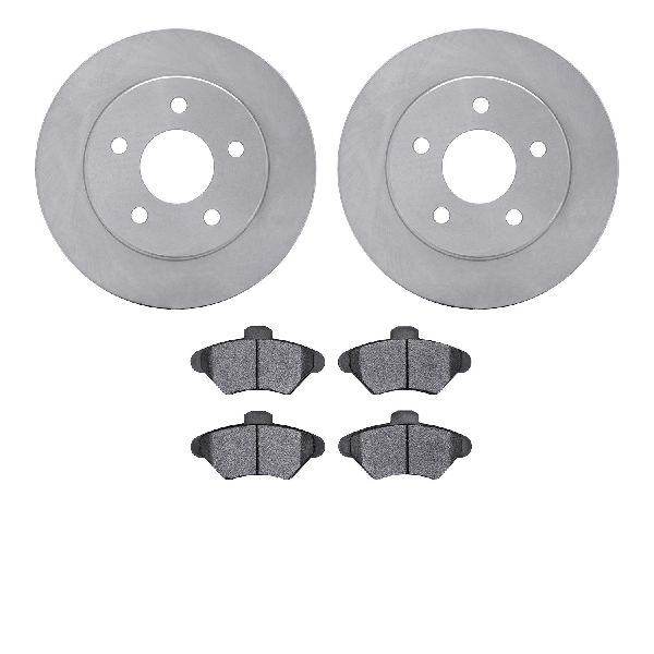 1993-1997 Mercury Cougar Disc Brake Kit - Front (Dynamic Friction)