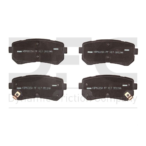 2021-2025 Kia Seltos Disc Brake Pad Set - Rear (Dynamic Friction)
