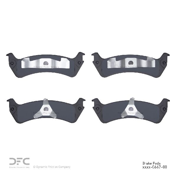 1997-2001 Mercury Mountaineer Disc Brake Pad Set - Rear (Dynamic Friction)