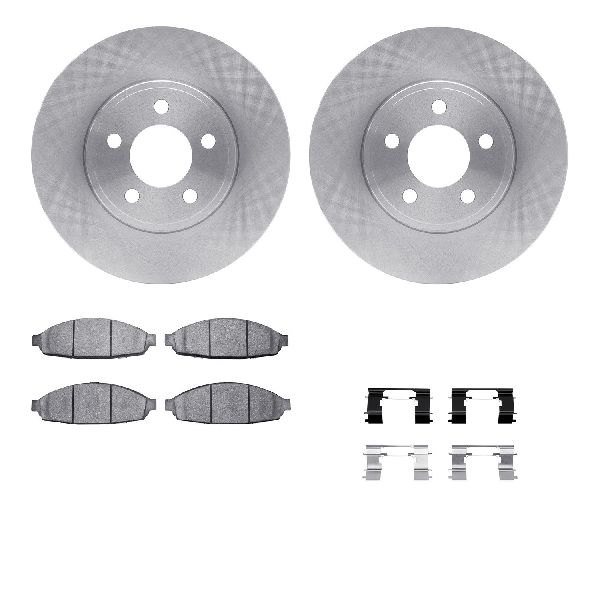 2003-2011 Lincoln Town Car Disc Brake Kit - Front (Dynamic Friction)