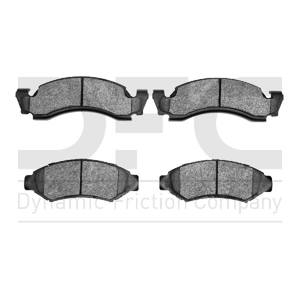 1986-1993 Ford E-150 Econoline Disc Brake Pad Set - Front (Dynamic Friction)