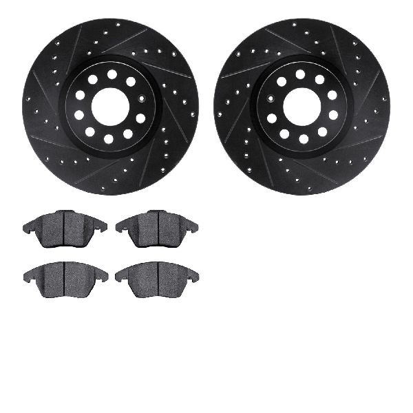 2012-2015 Volkswagen Beetle Disc Brake Kit - Front (Dynamic Friction)