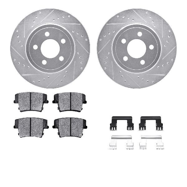 2007-2023 Dodge Charger Disc Brake Kit - Rear (Dynamic Friction)
