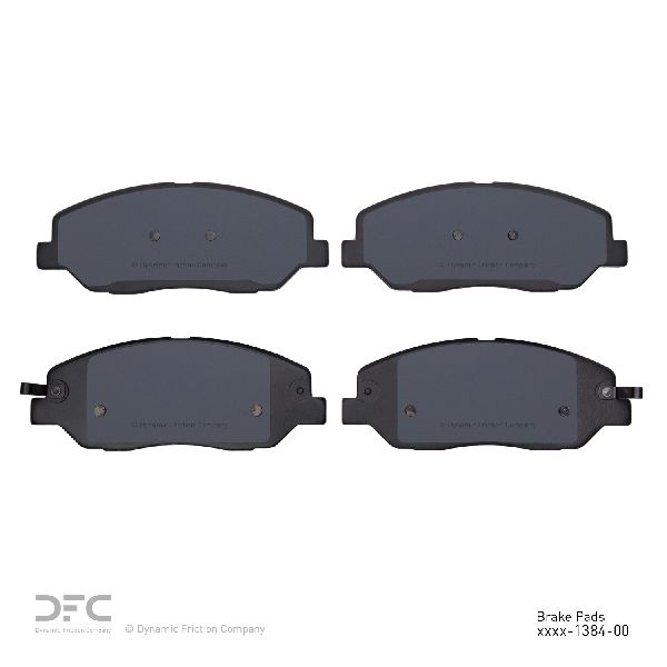 2009-2011 Hyundai Genesis Disc Brake Pad Set - Front (Dynamic Friction)