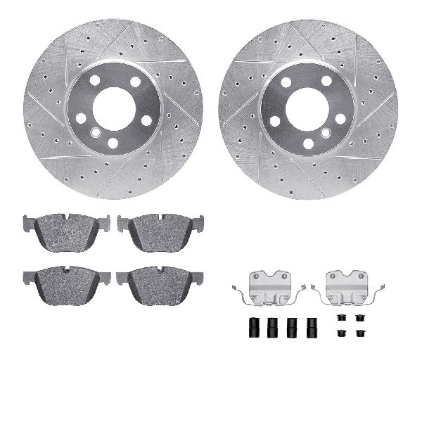 2014-2018 BMW X5 Disc Brake Kit - Front (Dynamic Friction)