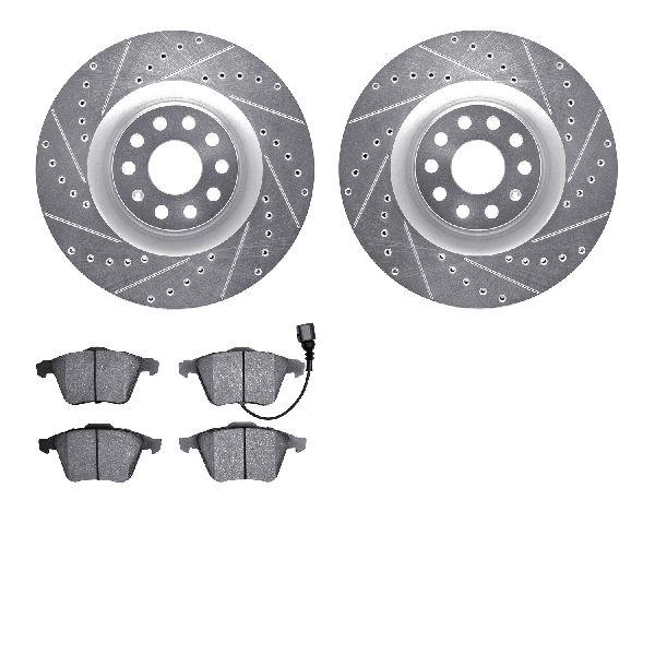 2009-2011 Volkswagen CC Disc Brake Kit - Front (Dynamic Friction)
