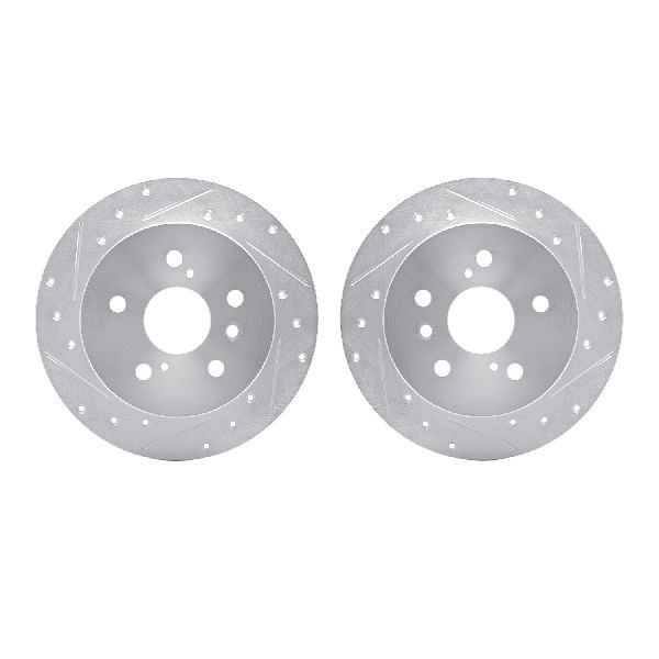 2007-2011 Toyota Camry Disc Brake Rotor Set - Rear (Dynamic Friction)