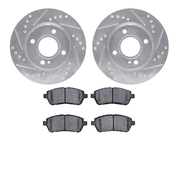2011-2019 Ford Fiesta Disc Brake Kit - Front (Dynamic Friction)