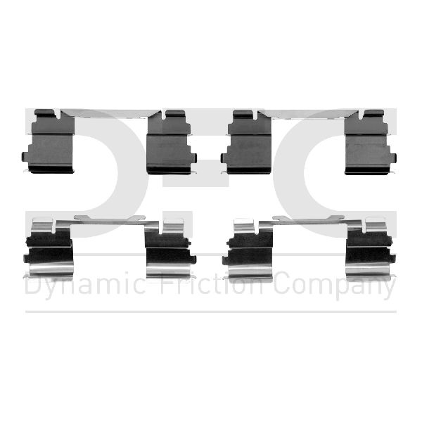 2014-2025 Ram ProMaster 1500 Disc Brake Hardware Kit - Front (Dynamic Friction)