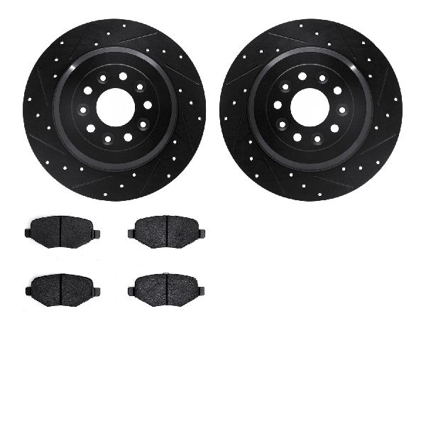2009-2019 Ford Flex Disc Brake Kit - Rear (Dynamic Friction)